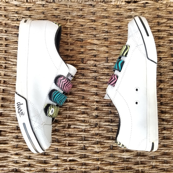 DVS Farah WHITE BMX DC Skate Shoes (Womens 7.5) Retro 80's 90's SNEAKERS - Picture 3 of 10